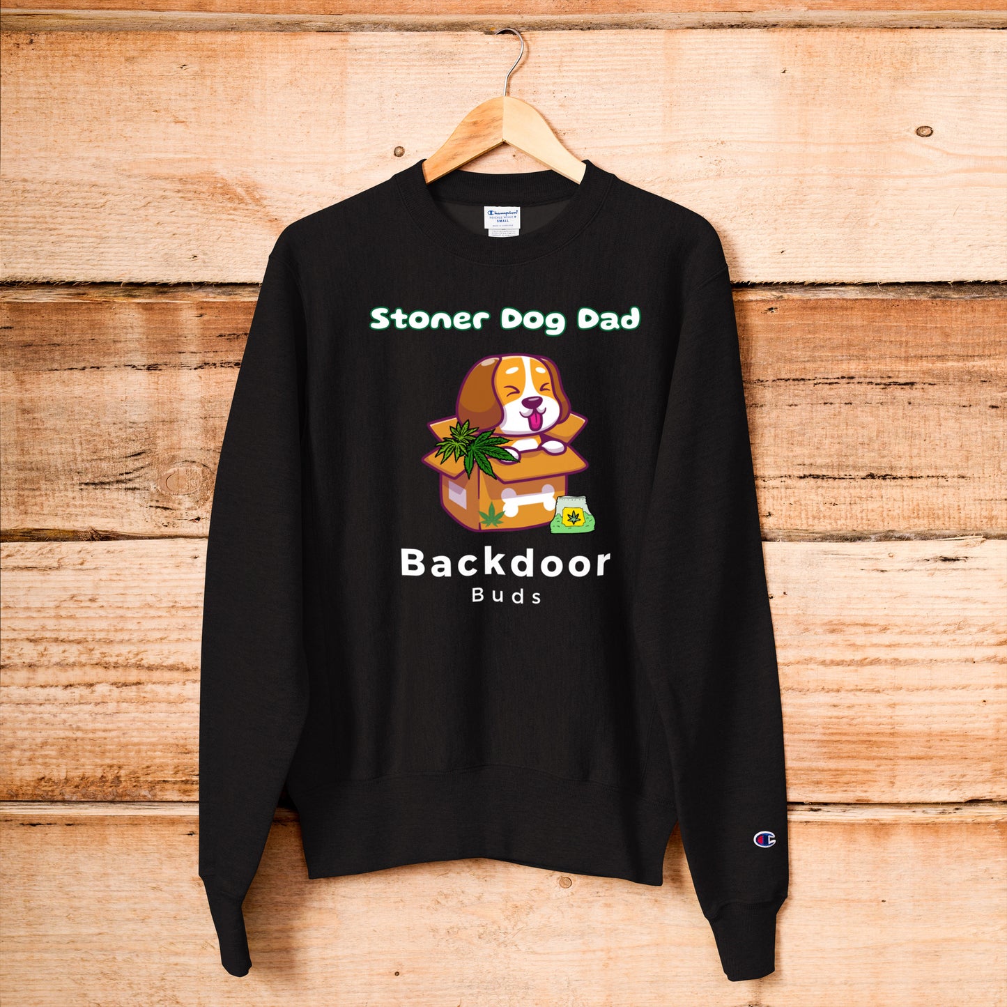 BDBuds Dog Dad Champion Sweatshirt - BackDoorBudsUSA
