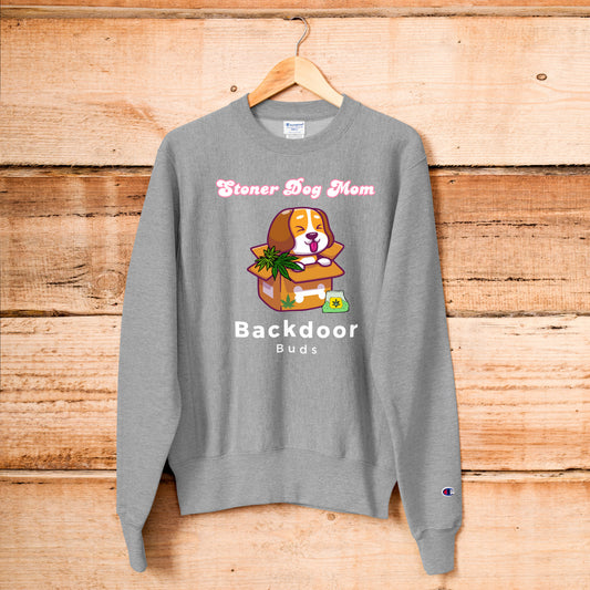 BDBuds Dog Mom Champion Sweatshirt - BackDoorBudsUSA