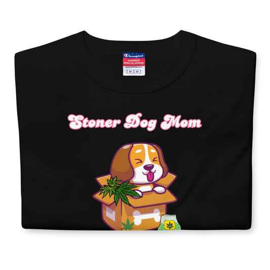 BDBuds Dog Mom Champion T-Shirt (Dark) - BackDoorBudsUSA