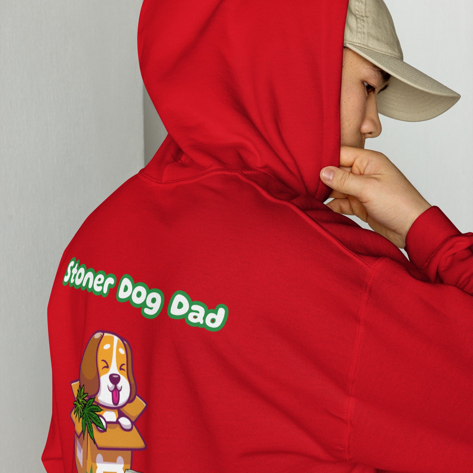 BDBuds Stoner Dog Dad Hoodie (Dark) - BackDoorBudsUSA