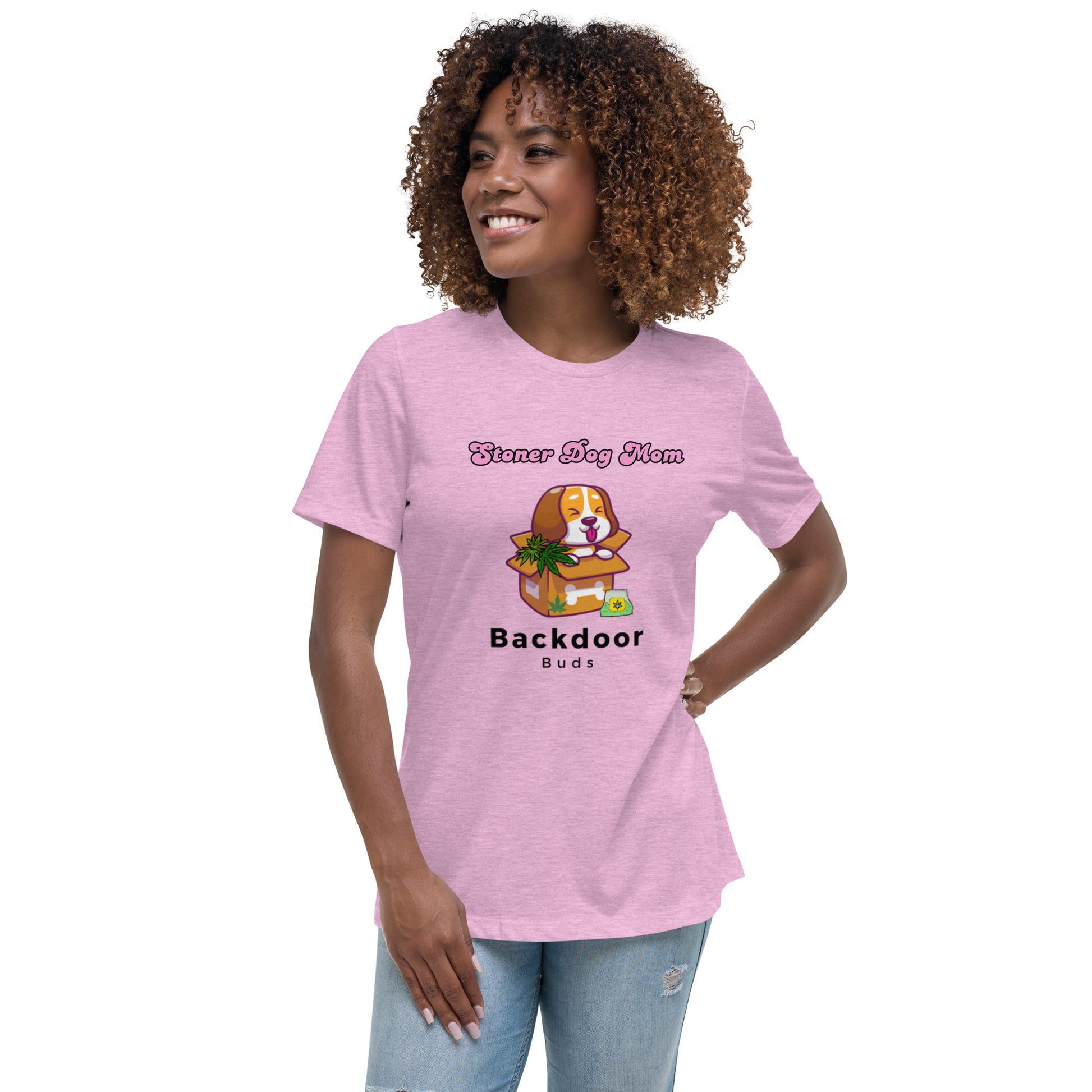 Women's Dog Mom T-Shirt - BackDoorBudsUSA