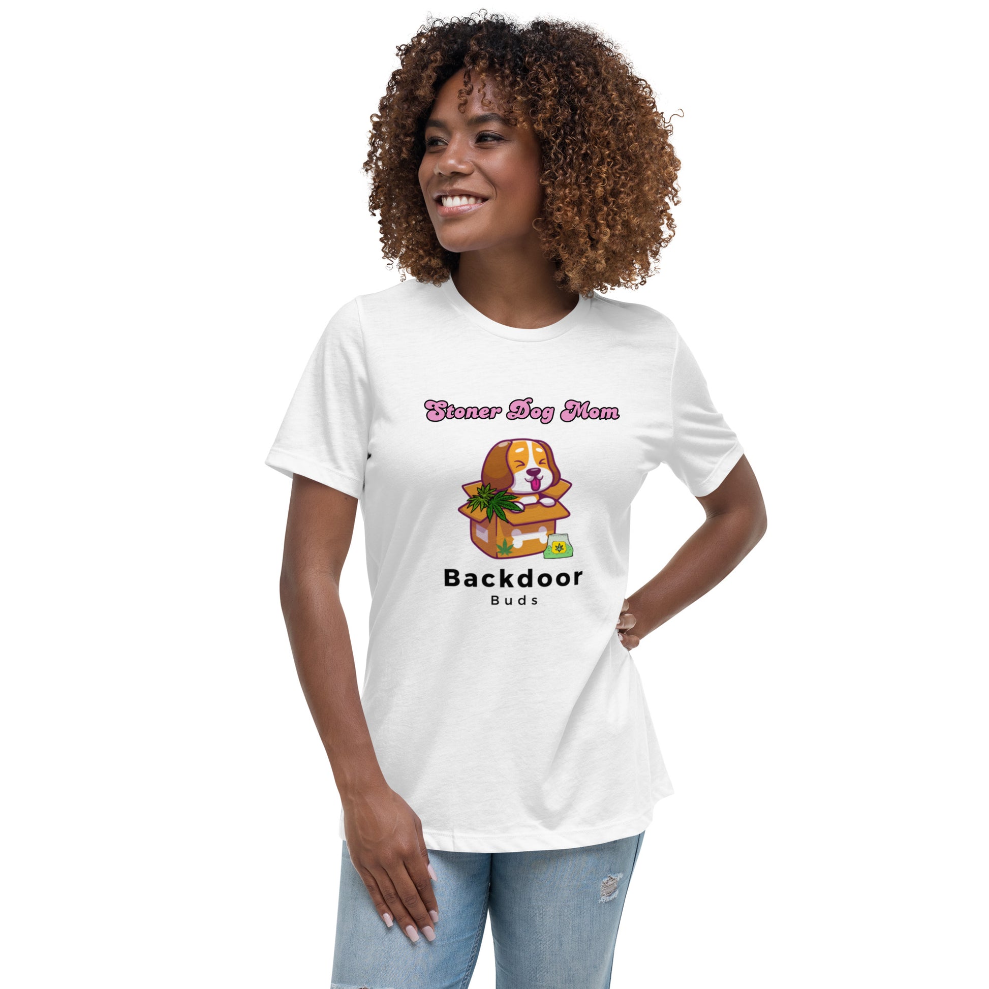 Women's Dog Mom T-Shirt - BackDoorBudsUSA